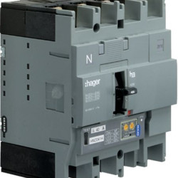 Автоматичний вимикач Hager HEC251H h250 In=250А 4P 70кА LSI