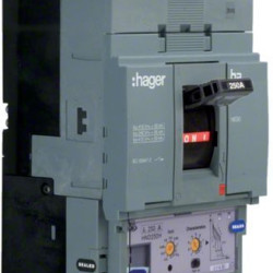 Автоматичний вимикач Hager HED400H h630 In=400А 3P 70кА LSI