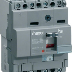 Автоматичний вимикач Hager HHA126H x160 In=125А 4P 25кА
