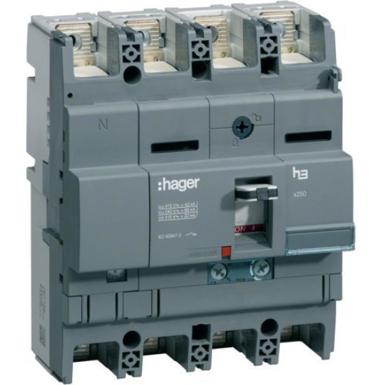 Автоматичний вимикач Hager HNB251H x250 In=250А 4P 40кА
