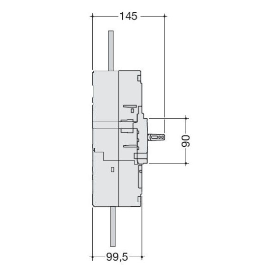 Автоматичний вимикач Hager HNE801H h1000 In=800А 4P 50кА LSI