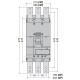 Автоматичний вимикач Hager HNF991H h1600 In=1600А 4P 50кА LSI