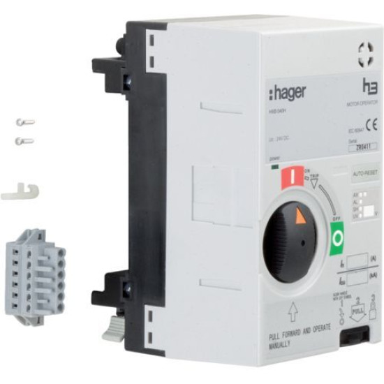 Моторний привід Hager HXB040H для вимикачів x250 24В