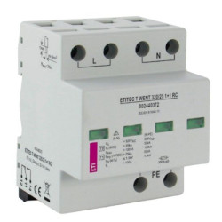 Обмежувач перенапруги ETI 002440367 ETITEC T WENT 320/25 (1+1 4p TT)