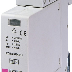 Обмежувач перенапруги ETI 002440393 ETITEC C T2 275/20 (1+0) 1p
