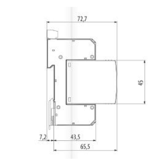 Обмежувач перенапруги ETI 002440394 ETITEC C T2 275/20 (1+0) 1p RC