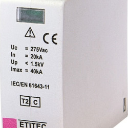 Змінний модуль ETI 002440414 ETITEC C T2 275/20 для обмежувача перенапруг