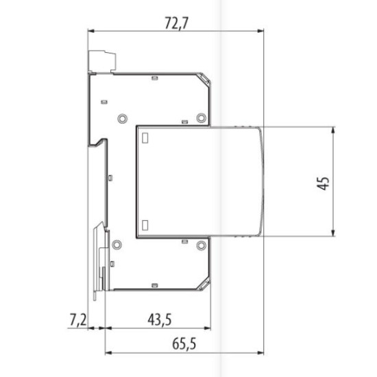 Обмежувач перенапруги ETI 002440417 ETITEC D T3 275/3 (1+0) 1p