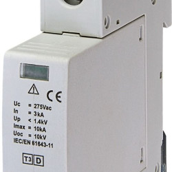 Обмежувач перенапруги ETI 002440418 ETITEC D T3 275/3 (1+0) 1p RC