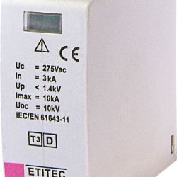 Змінний модуль ETI 002440421 ETITEC D T3 275/3 для обмежувача перенапруг