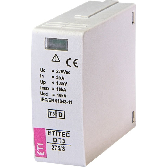 Змінний модуль ETI 002440421 ETITEC D T3 275/3 для обмежувача перенапруг