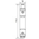 Обмежувач перенапруги ETI 002440500 ETITEC M T12 300/7 (1+0 2p TNC)