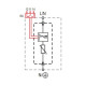 Обмежувач перенапруги ETI 002440500 ETITEC M T12 300/7 (1+0 2p TNC)