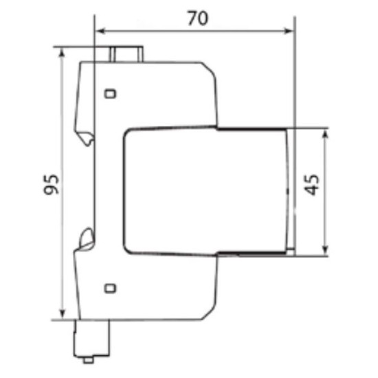 Обмежувач перенапруги ETI 002440515 ETITEC M T2 PV 1100/20 Y (для PV систем)