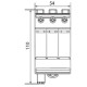 Обмежувач перенапруги ETI 002440518 ETITEC M T2 PV 1500/20 Y RC (для PV систем)