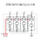 Обмежувач перенапруги ETI 002440551 ETITEC SM T12 300/12.5 (3+1 4p TT TN-S) RC