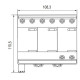 Обмежувач перенапруги ETI 002440560 ETITEC SM T12 300/25 (3+0 6p TNC)