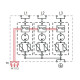 Обмежувач перенапруги ETI 002440560 ETITEC SM T12 300/25 (3+0 6p TNC)