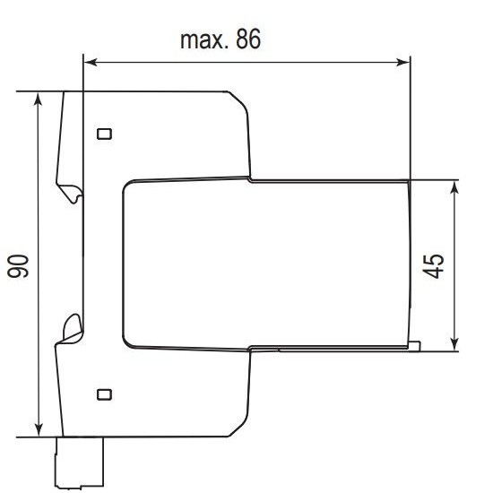 Обмежувач перенапруги ETI 002440562 ETITEC SM T12 300/25 (3+1 8p TT TN-S)