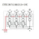 Обмежувач перенапруги ETI 002440562 ETITEC SM T12 300/25 (3+1 8p TT TN-S)