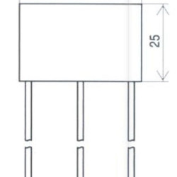 Обмежувач перенапруги ETI 002441632 ETITEC D 255/3 (2+0) MINI