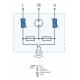 Обмежувач перенапруги ETI 002441632 ETITEC D 255/3 (2+0) MINI