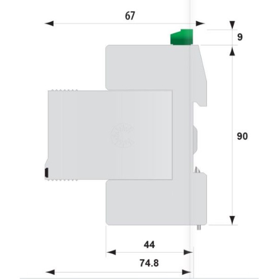 Обмежувач перенапруги ETI 002442900 ETITEC V T12 280/12.5 (1+0)