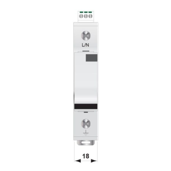 Обмежувач перенапруги ETI 002442900 ETITEC V T12 280/12.5 (1+0)