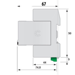 Обмежувач перенапруги ETI 002442902 ETITEC V T12 280/12.5 (2+0)