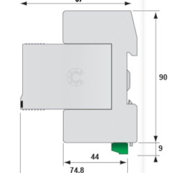 Обмежувач перенапруги ETI 002442905 ETITEC V T12 280/12.5 (3+0)