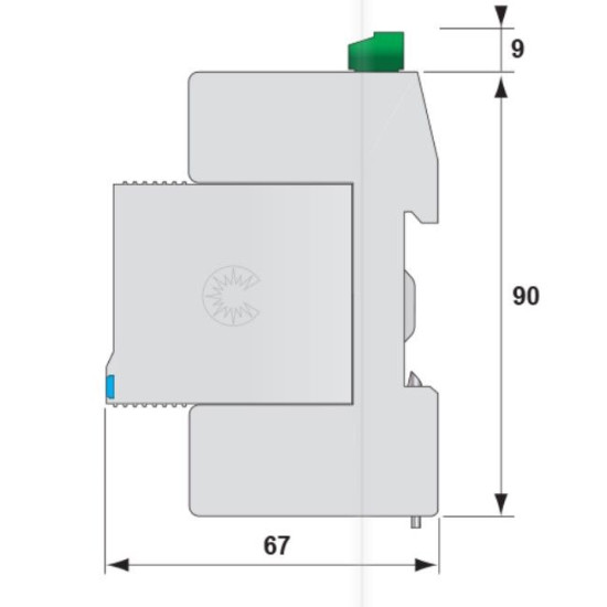 Обмежувач перенапруги ETI 002442970 ETITEC V 2T3 255/5 (1+1)