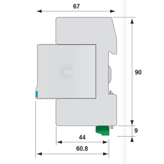 Обмежувач перенапруги ETI 002442973 ETITEC V 2T3 255/5 (3+1)