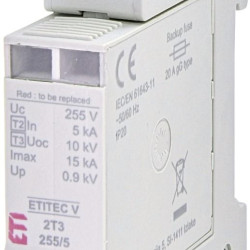 Обмежувач перенапруги ETI 002442974 ETITEC V 2T3 255/5 (2+0) RC