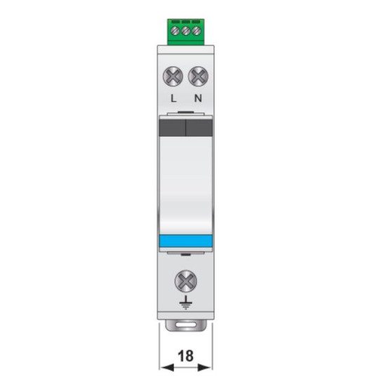 Обмежувач перенапруги ETI 002442974 ETITEC V 2T3 255/5 (2+0) RC