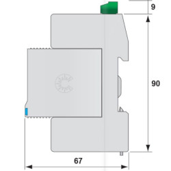 Обмежувач перенапруги ETI 002442976 ETITEC V 2T3 255/5 (1+1) RC