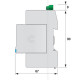 Обмежувач перенапруги ETI 002442976 ETITEC V 2T3 255/5 (1+1) RC
