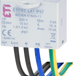 Обмежувач перенапруги ETI 002442983 ETITEC LX1 IP67