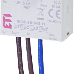 Обмежувач перенапруги ETI 002442984 ETITEC LX2 IP67