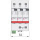 Обмежувач перенапруги ETI 002442988 ETITEC V T2 690/20 3+0 RC