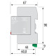 Обмежувач перенапруги ETI 002442988 ETITEC V T2 690/20 3+0 RC