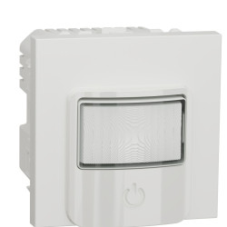 Датчик руху Schneider Electric NU352518 із вимикачем 10А (білий)