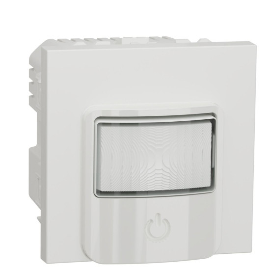 Датчик руху Schneider Electric NU352518 із вимикачем 10А (білий)