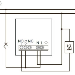 Кімнатний термостат Schneider Electric NU350118 із вбудованим датчиком 8А (білий)