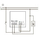Кімнатний термостат Schneider Electric NU350154 із вбудованим датчиком 8А (антрацит)
