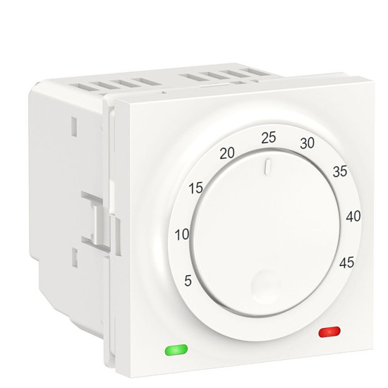 Термостат Schneider Electric NU350318 для теплої підлоги 10А (білий)