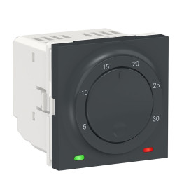 Термостат Schneider Electric NU350354 для теплої підлоги 10А (антрацит)