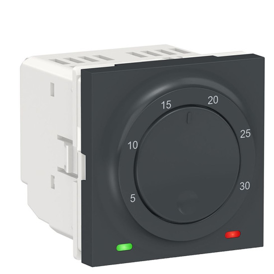 Термостат Schneider Electric NU350354 для теплої підлоги 10А (антрацит)