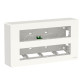 Антибактеріальна установча коробка Schneider Electric NU121020 Unica System+ 2х5