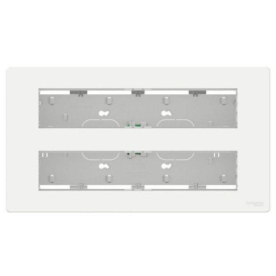 Антибактеріальна установча коробка Schneider Electric NU121020 Unica System+ 2х5