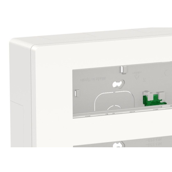 Антибактеріальна установча коробка Schneider Electric NU121820 Unica System+ 2х4